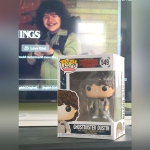 Stranger Things Ghostbuster Dustin Funko Pop - #549